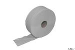 Jumbo-Toilettenpapier  MIDI	2lagig	Ø25 cm/300m	Recycling weiß	