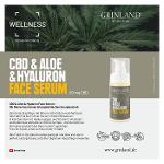 CBD & Aloe & Hyaluron Face Serum - 60mg CBD
