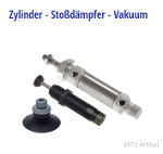 Zylinder - Stoßdämpfer - Vakuum