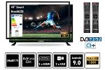 Elements 40" Smart TV Fernseher DVB-T2/S2, bruchfest ELT40SDEBR9
