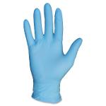 Handschuhe aus Nitril. In Farbe blau.