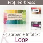 Karten-Farbpass Loop - Farbtyp Frühling
