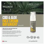 CBD & Aloe Face Cream - Day & Night - 100mg CBD