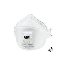 Atemschutzmaske 3M Aura FFP3 9332+ FFP3 NR D 3M einzeln verpackt mit Ventil