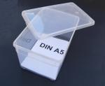 Hails Aufbewahrungsbox, für DIN A5, transparent