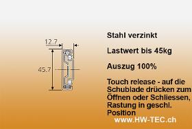 Vollauszug (DZ/DB/DW) 3832 TR/3832HDTR