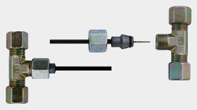 Druckthermoelemente Typ K für Ermeto-Verschraubungen, Klasse 1 gem. IEC 584-3