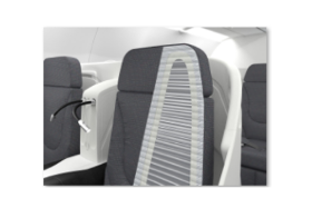  Luftkissensystem für den Einbau in die Flugzeugsitze