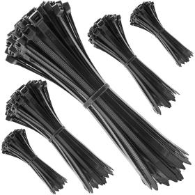 Schwarze Wiederverwendbare Kabelbinder