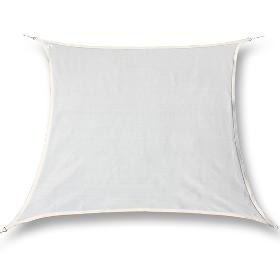 hanSe® Marken Sonnensegel 100% Polyester Quadrat 6x6 m Creme