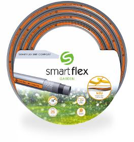 Gartenschlauch Smartflex SMT Comfort aus hochwertigem Kreuzgewebe, verdrehsicher und knickfest
