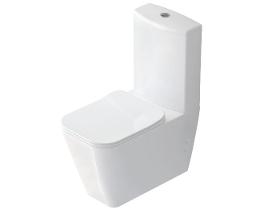 Toilette mit Wandspülung