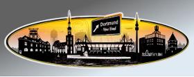 Aufkleber Skyline Dortmund
