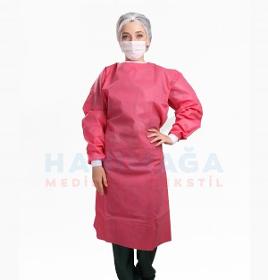 Disposable Isolation Gown Level 2 Pink