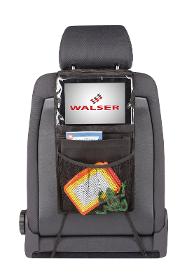Rücksitztasche Midi mit Tablet-Halter schwarz