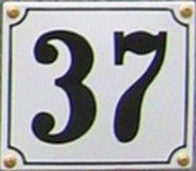 Hausnummern-Schild