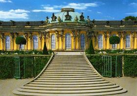 Ansichtspostkarte "Potsdam Schlosspark Sanssouci"