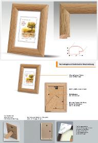 DAB H - Eiche-Rahmen - Holzrahmen, Bilderrahmen aus Holz