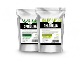 Spirulina 250 mg 1000 Tabletten + Chlorella 250 mg 1000 Tabl