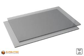 Polycarbonat-Platte Zuschnitt Grau