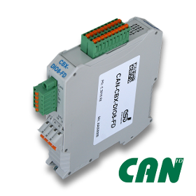 8-kanaliges digitales I/O-Modul mit CAN FD (CAN-CBX-DIO8-FD)