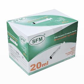 SFM Einwegspritzen 20ml 3-teilig latexfrei (50)