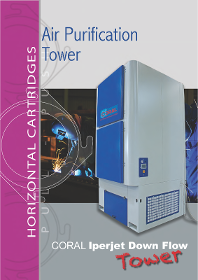Filterturm IperJet DF Tower 10'000 - 15'000 und 20'000 m3/h für Schweissrauch und Staub