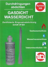WB 308-2 Gas/Wasserdicht 1 bar/