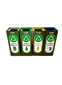 Recycling-Abfallbehälter