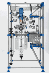 Glasapparate - Rührwerksapparatur mit Glas OptiMix® in Dreiwandausführung
