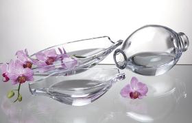 Blumenvasen aus Glas