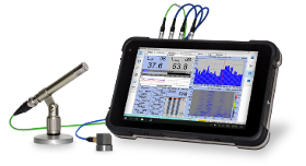 NoisePAD™ mehrkanaliger Vibrations- und Akustikanalysator Schallpegelmesser