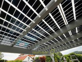 Solarmodule für Terrasse oder Carport