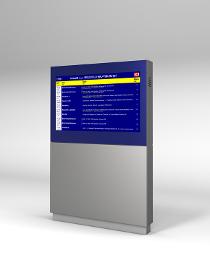 Dynamisches Fahrgastinformationssystem - Monitor Stele