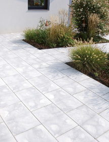 Terrassen- und Bodenplatten - Vulcano mit marmorierter Oberfläche - Smaragd Nr. 60