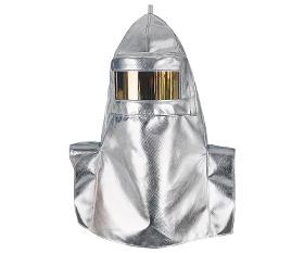 Hitzeschutz - Kopfschutzhaube Typ 2 (lang) aluminisiert