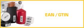 EAN / GTIN Kassensystem Etiketten, 500 Stück