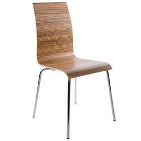 Stuhl Vielseitige Oust Holz Oder Abgeleiteten Und Chrom Metall (zebrano)