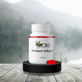 Premium CBD Softgels - 25mg - 0% THC