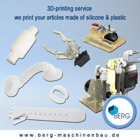 3D-Druck Service Silikon & Kunststoff