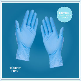 Med. Handschuhe, Nitril 30Plus (blau)