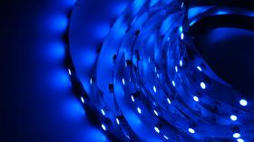 50m SKYFIELD IP44 einfarbige LED Leiste 3528 Blau, 50m (10x5m/Rolle)