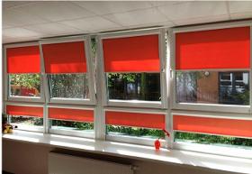 Fensterrollvorhang mit effektiver Energieersparnis
