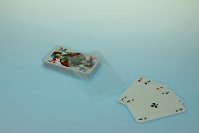 Spielkartenbox /Skatbox - transparent