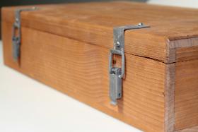 Holzkiste, Holzkassette, Geschenkkiste aus Holz