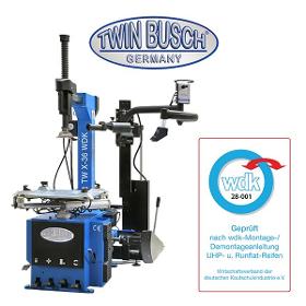 Twin Busch ® Reifenmontagemaschine - mit WDK Zertifikat - TW X-36 WDK