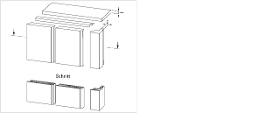Kammerwandkonstruktion - ISO -Wand Typ II