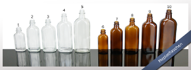 Verpackungsglas - Meplatflaschen aus Glas