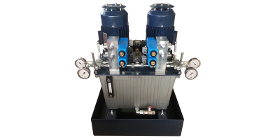 Hydraulikaggregat - Hydraulikaggregate Konventionell 2 X 1,5 kW für Mischwalzen