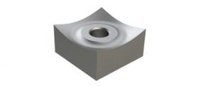Schneidkrone 60x60x30 mm für VECOPLAN® Shredder und...